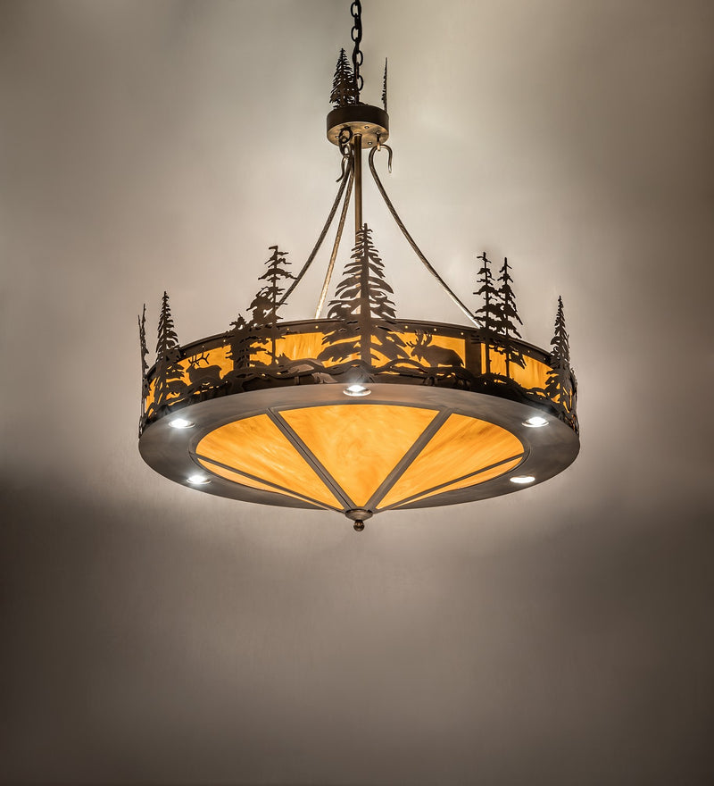 Meyda Tiffany 266997 12 Light Pendant, Antique Copper