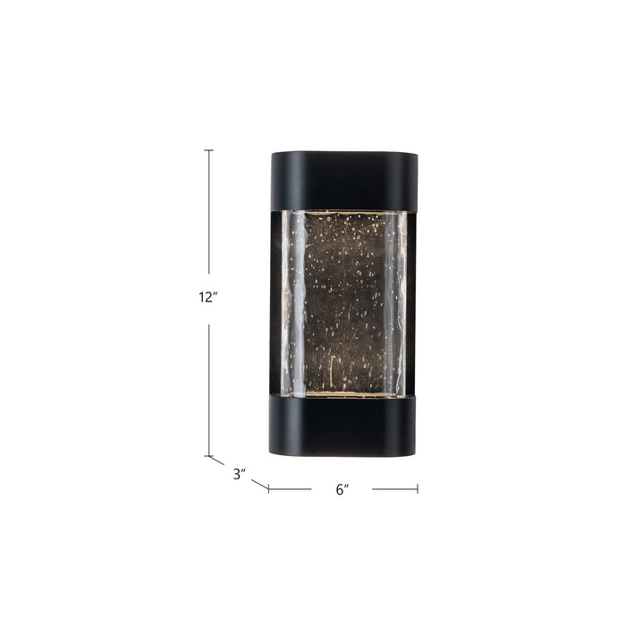 Kuzco Lighting EW75712-BK LED Exterior Wall Sconce, Black