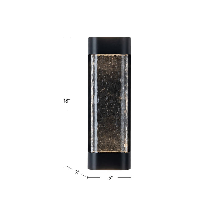 Kuzco Lighting EW75718-BK LED Exterior Wall Sconce, Black
