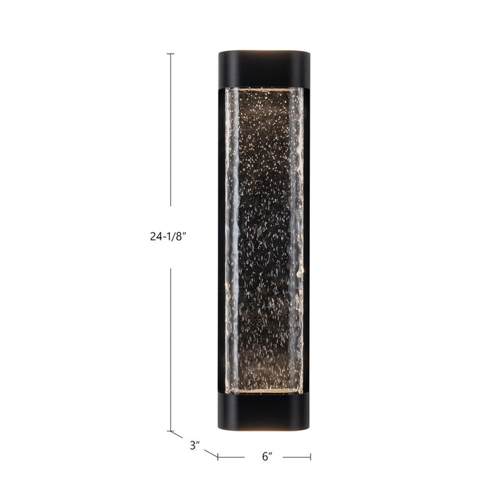 Kuzco Lighting EW75724-BK LED Exterior Wall Sconce, Black