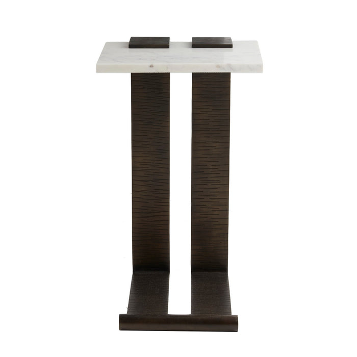 Arteriors FAI16 Accent Table, White Marble