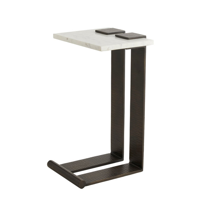 Arteriors FAI16 Accent Table, White Marble