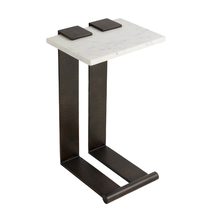 Arteriors FAI16 Accent Table, White Marble