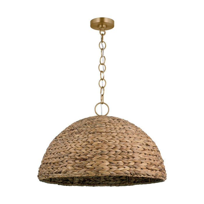 Visual Comfort Studio EP1373BBS Three Light Pendant, Burnished Brass