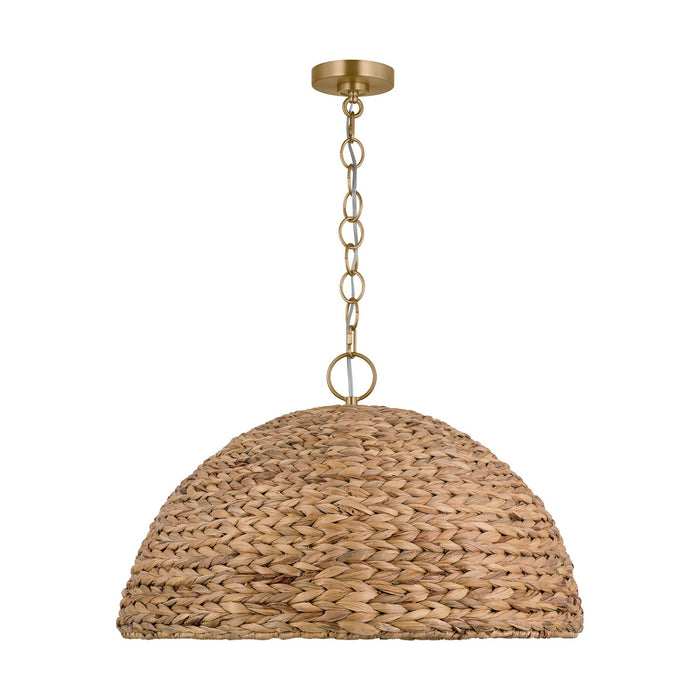 Visual Comfort Studio EP1373BBS Three Light Pendant, Burnished Brass