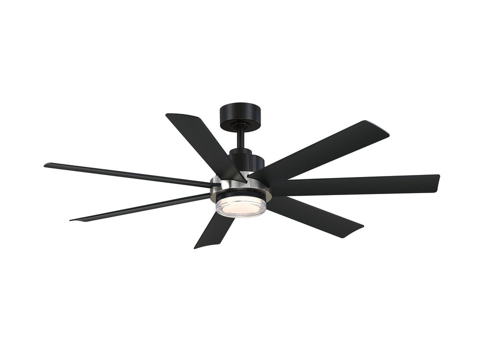 Fanimation FPD6865BLBN 56" Ceiling Fan, Black