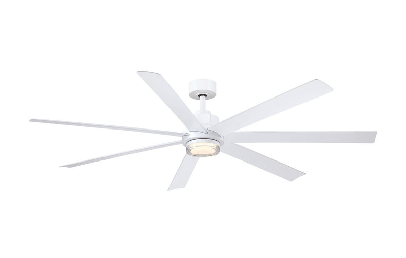 Fanimation FPD6872MWW 72" Ceiling Fan, Matte White