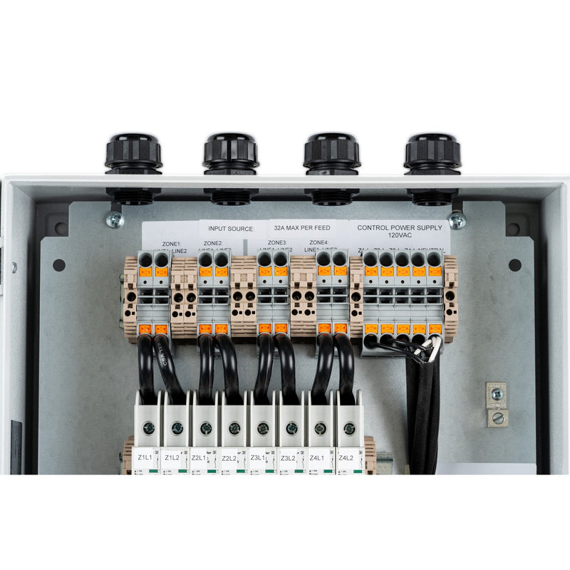 Eurofase EFCB24M4 Four Contactor, Light Gray