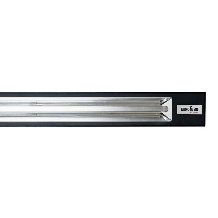 Eurofase LP40480B Low Profile Electric Infrared Single Element Heater, Black
