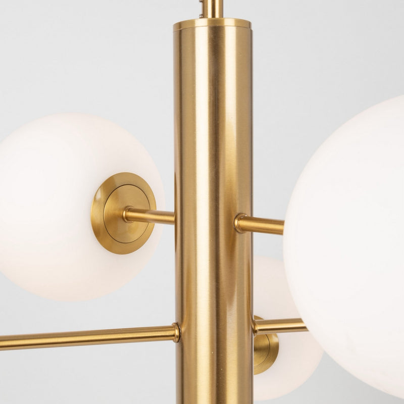 Artcraft AC11765BR Six Light Chandelier, Brass