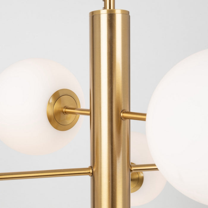 Artcraft AC11765BR Six Light Chandelier, Brass