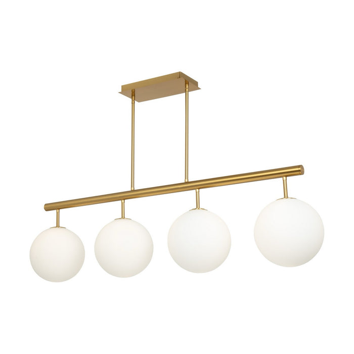 Artcraft AC11764BR Four Light Island/Pool Table, Brass