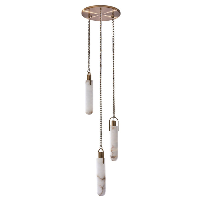 Kalco 519276WB LED Pendant, Winter Brass