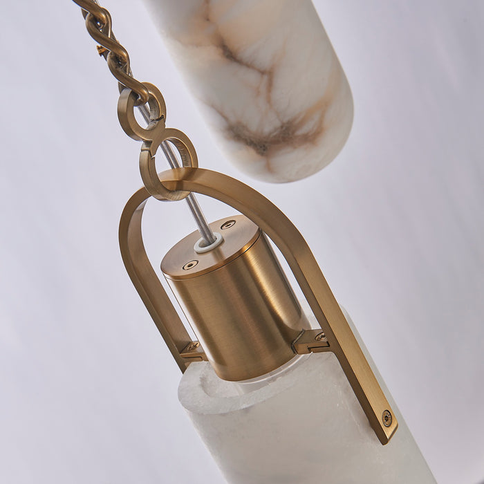 Kalco 519276WB LED Pendant, Winter Brass