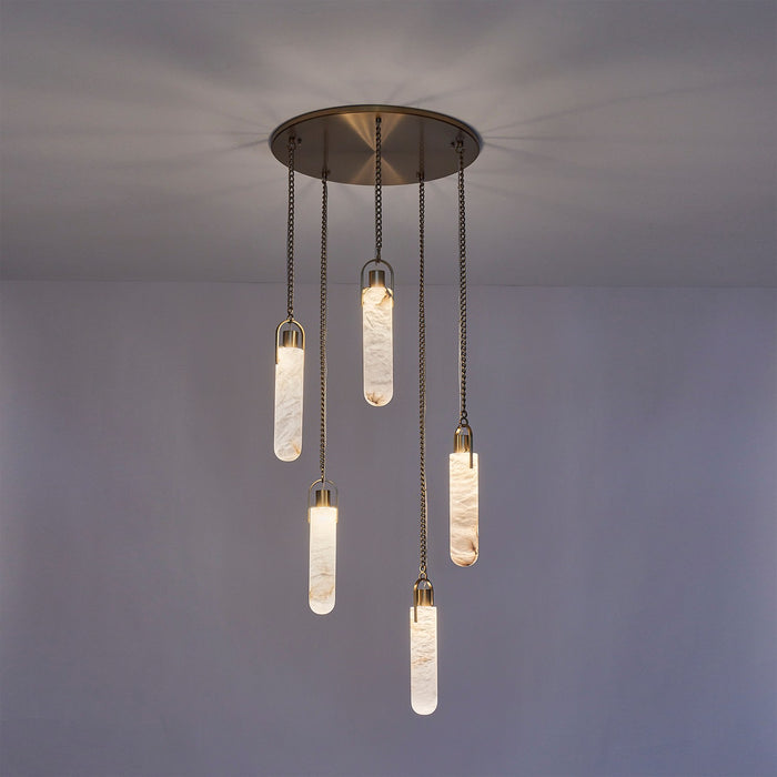 Kalco 519277WB LED Pendant, Winter Brass