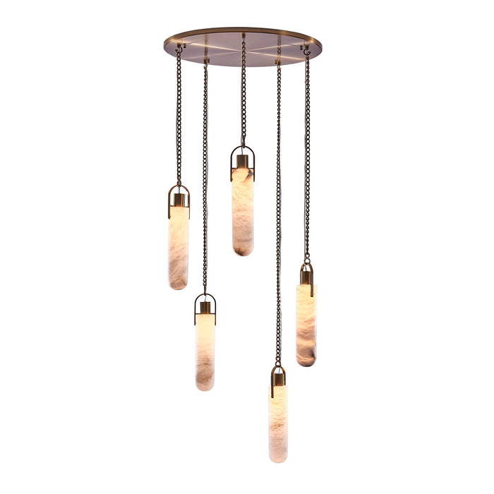 Kalco 519277WB LED Pendant, Winter Brass