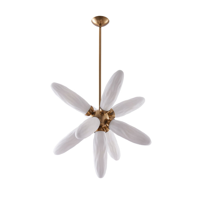 Kalco 520656WB Two Light Pendant, Winter Brass