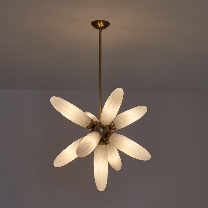 Kalco 520656WB Two Light Pendant, Winter Brass