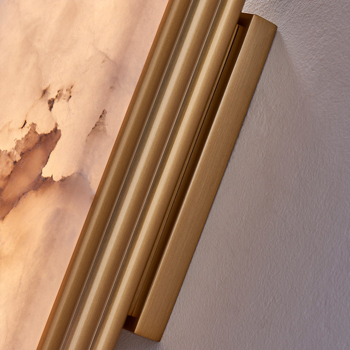 Kalco 520721WB LED Wall Sconce, Winter Brass
