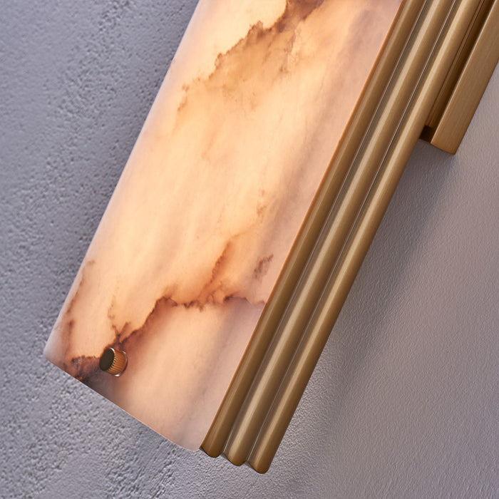 Kalco 520721WB LED Wall Sconce, Winter Brass