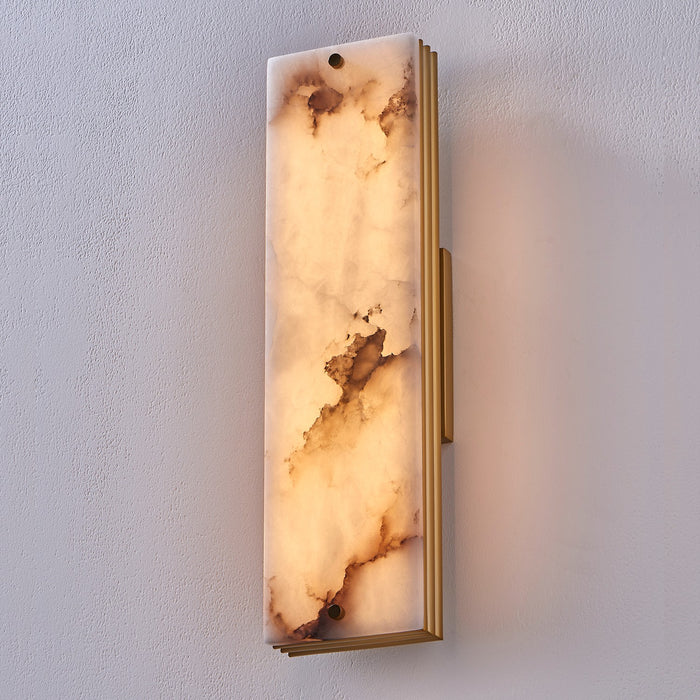 Kalco 520721WB LED Wall Sconce, Winter Brass