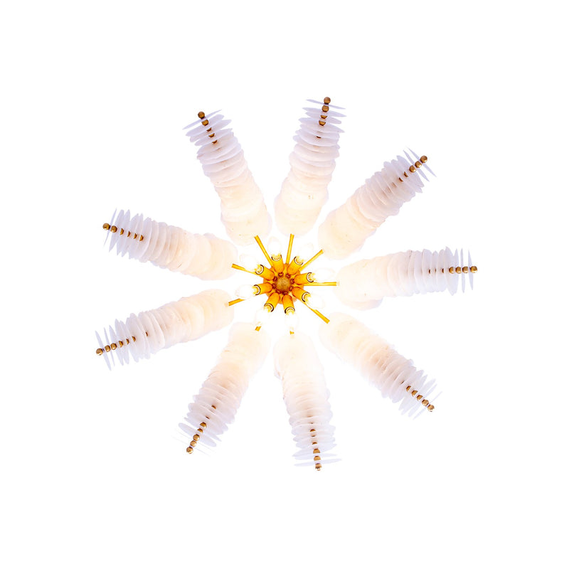 Kalco 523670OL 12 Light Pendant, Oxidized Gold Leaf