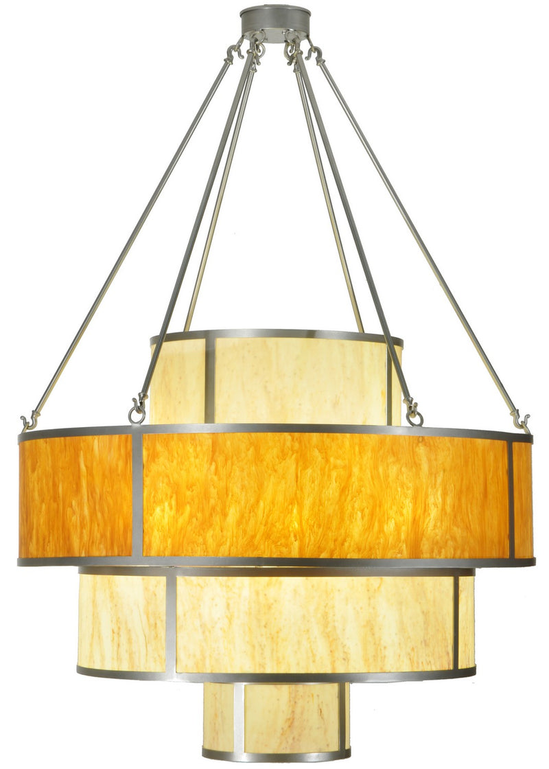 Meyda Tiffany 273387 12 Light Pendant, Nickel