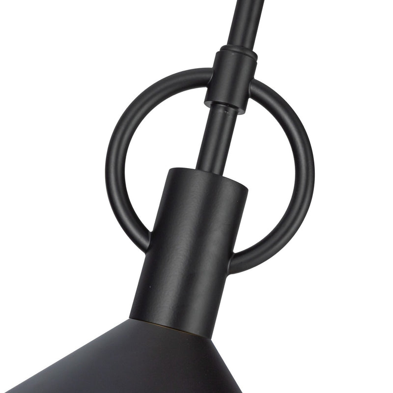 Artcraft AC11861BK One Light Pendant, Black