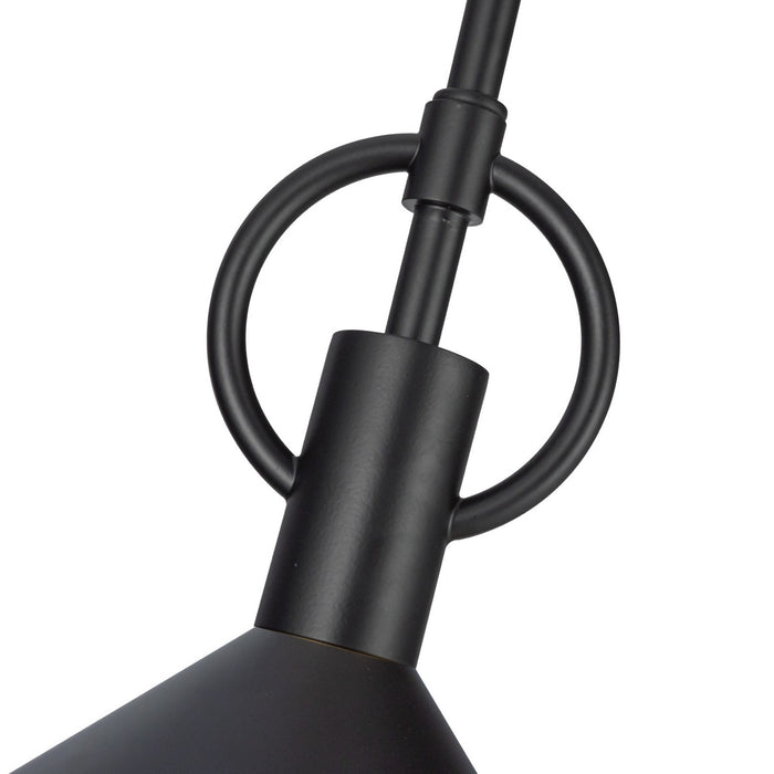Artcraft AC11861BK One Light Pendant, Black