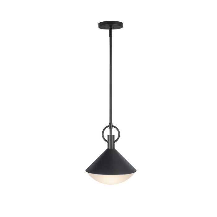 Artcraft AC11861BK One Light Pendant, Black