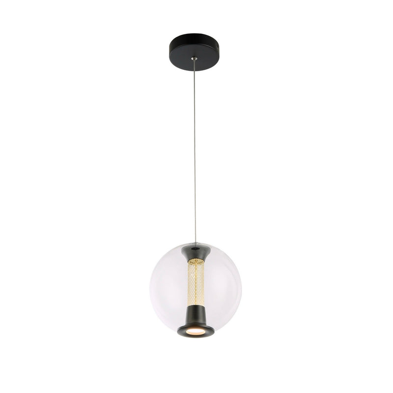 Artcraft AC6841BK LED Pendant, Black