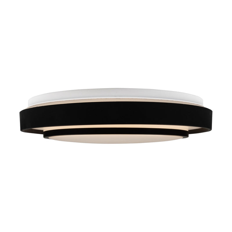 Artcraft AC7401BK LED Flush Mount, Black