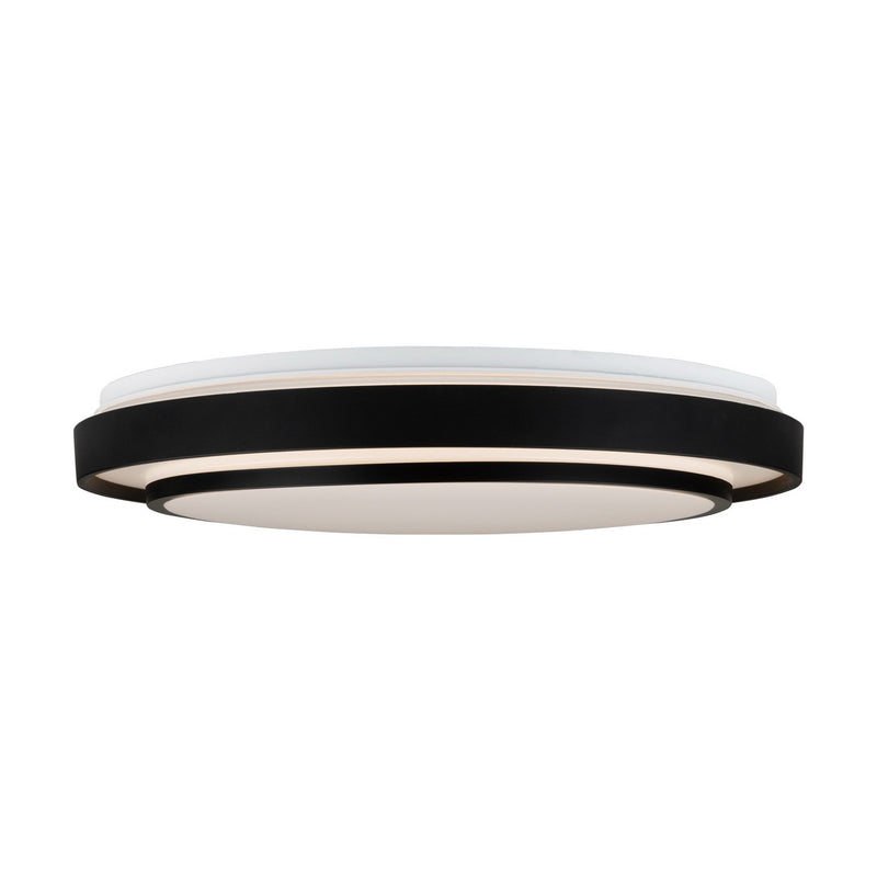 Artcraft AC7403BK LED Flush Mount, Black