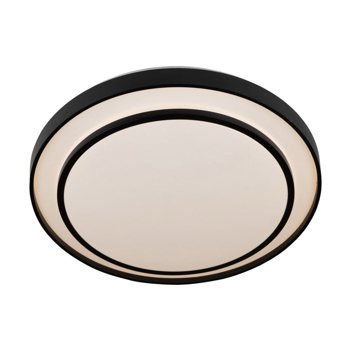 Artcraft AC7403BK LED Flush Mount, Black