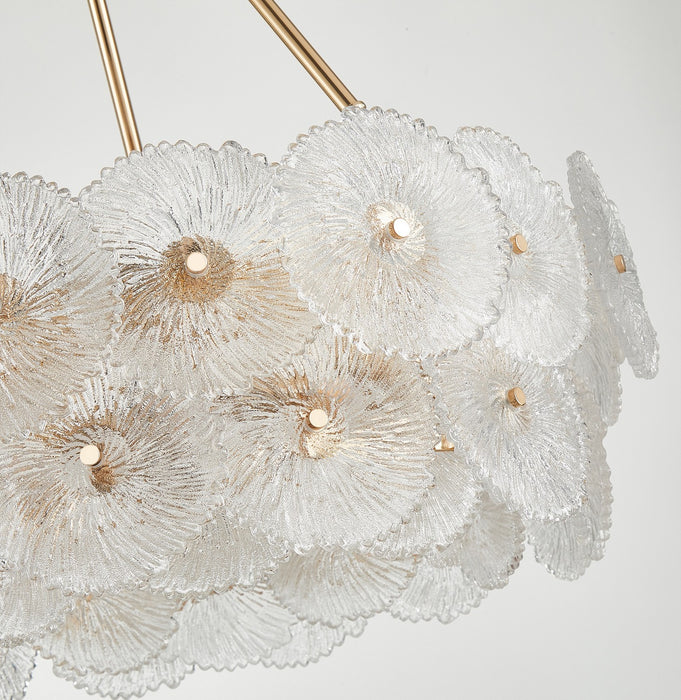 Artcraft AC11961BR 15 Light Chandelier, Brass