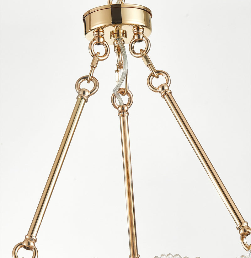 Artcraft AC11961BR 15 Light Chandelier, Brass