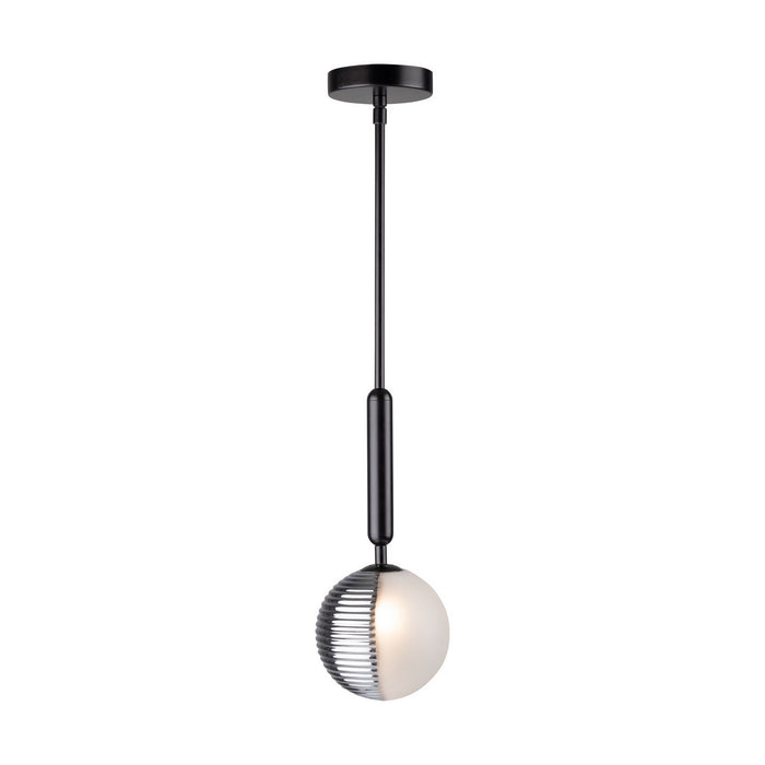 Artcraft AC11880BK One Light Pendant, Black