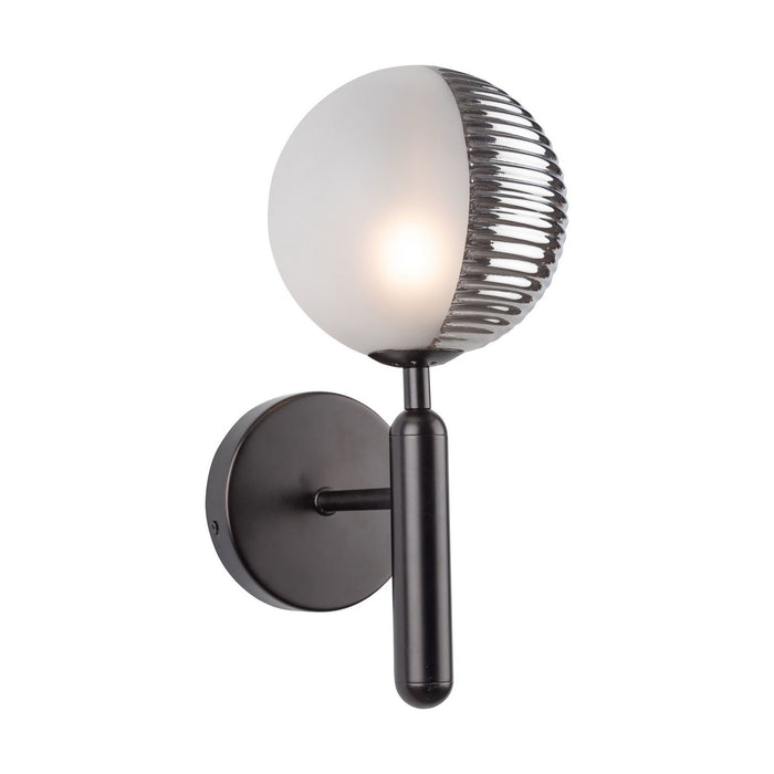 Artcraft AC11881BK One Light Wall Sconce, Black