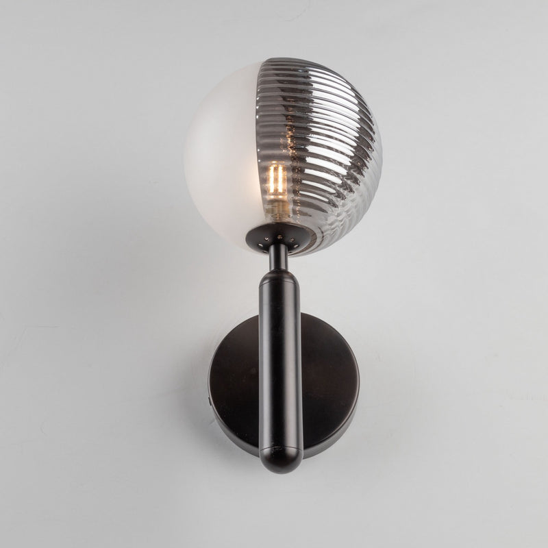 Artcraft AC11881BK One Light Wall Sconce, Black