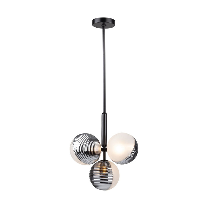 Artcraft AC11885BK Five Light Pendant, Black