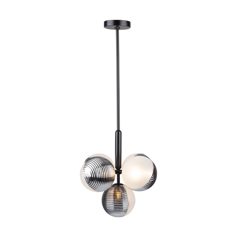 Artcraft AC11885BK Five Light Pendant, Black