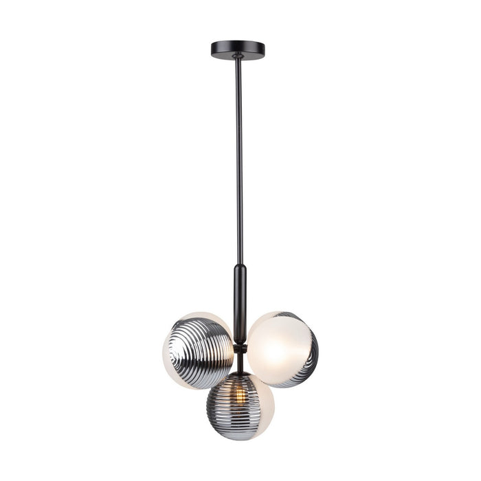 Artcraft AC11885BK Five Light Pendant, Black