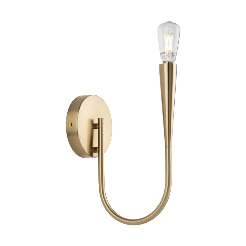 Artcraft AC11921BR One Light Wall Sconce, Brass