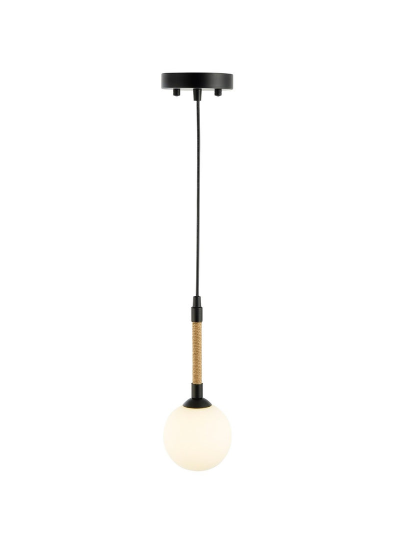 Artcraft AC11841BK One Light Pendant, Black