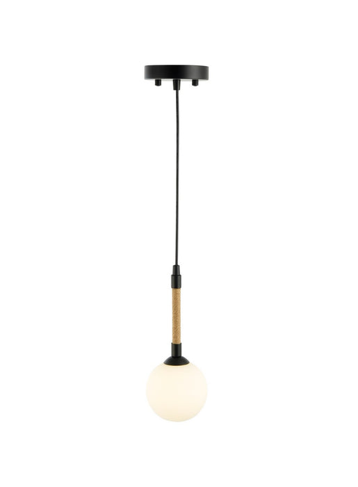 Artcraft AC11841BK One Light Pendant, Black