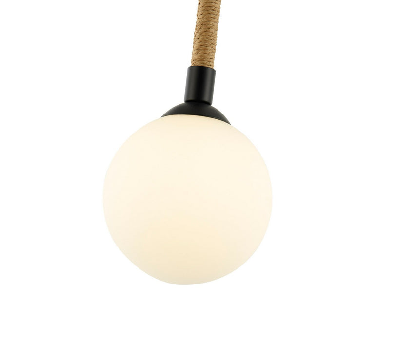 Artcraft AC11841BK One Light Pendant, Black
