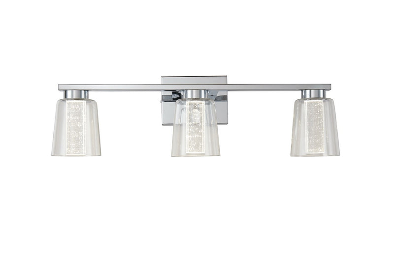 Artcraft AC7353CH LED Bathroom Vanity, Chrome