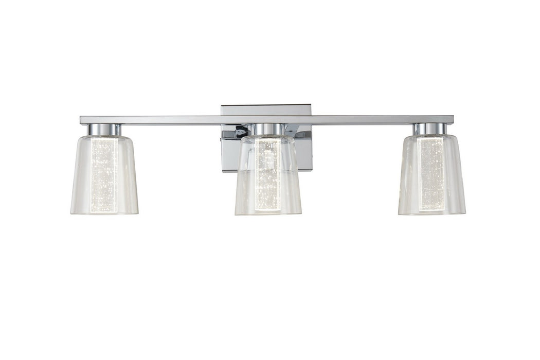 Artcraft AC7353CH LED Bathroom Vanity, Chrome