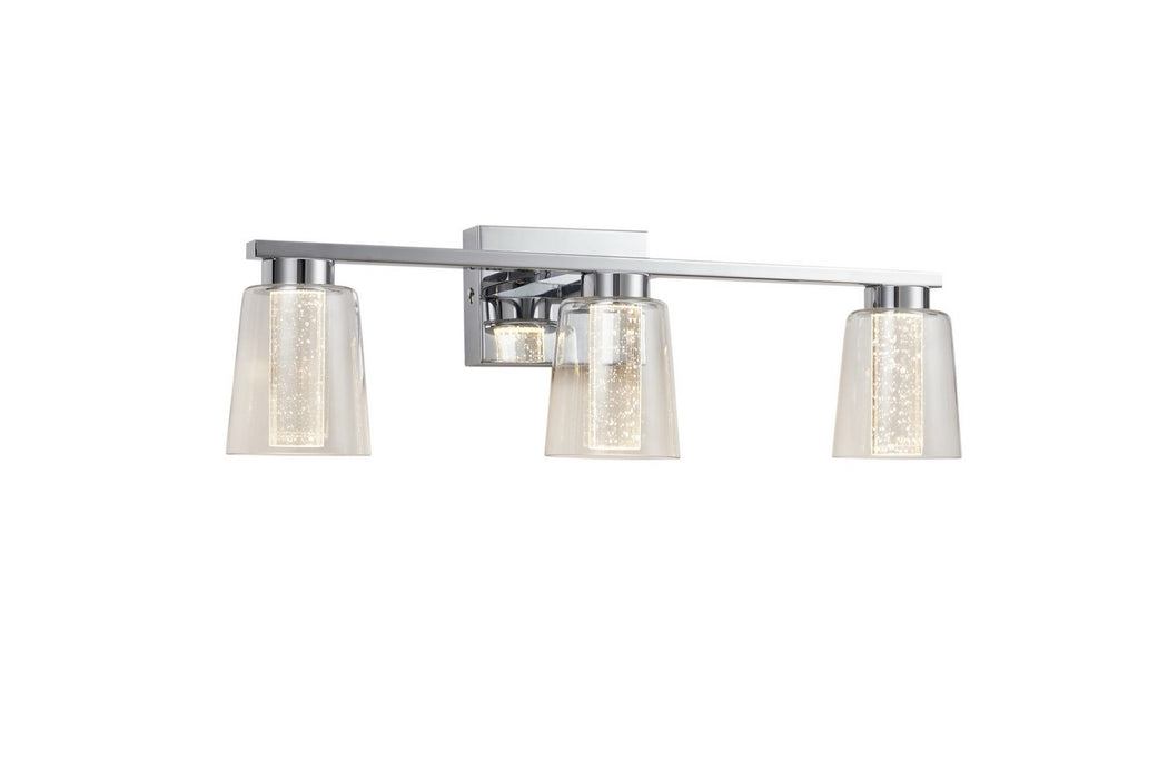 Artcraft AC7353CH LED Bathroom Vanity, Chrome