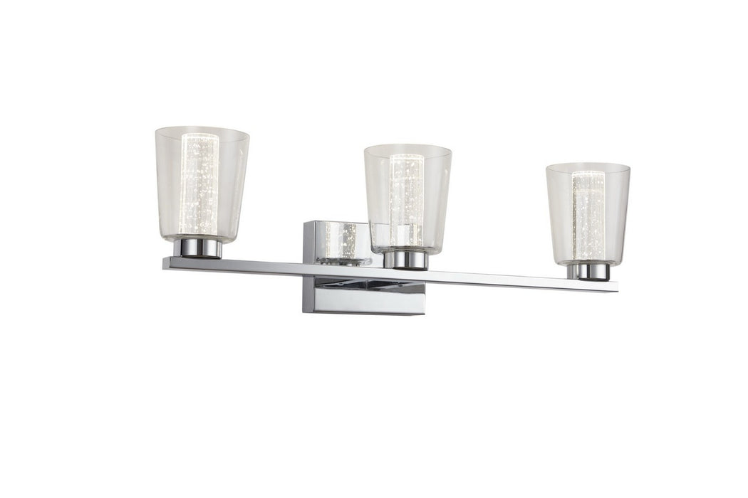 Artcraft AC7353CH LED Bathroom Vanity, Chrome